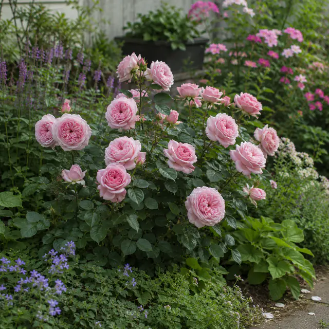 月季自然花境